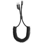 Spring usb - c�ble lightning fish eye pour iphone, 1 m, noir