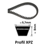 Outdoor power sport - spz825 - courroie trap�zo�dale spz825 (10x825mm ld)