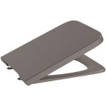 Square inspira - roca supralit� si�ge et lunette de toilette rembourr�s couleur : marron