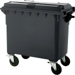 Ssi, conteneur à ordures en plastique conforme din en 840, Ssi, conteneur à ordures en plastique conforme din en 840,