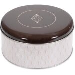 Stdter bote  gteaux vanilla diamonds rond en fer blanc color ca 16 cm