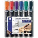 Staedtler - permanentmaker lumocolor 350 wp6 2 - 5mm sortiert 6 st. / pack.