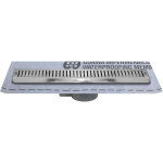 Stamplast - caniveau de douche avec grille 75 cm - gaine 1 m�