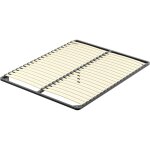 Stanew - sommier 2 x 20 lattes - lit avec sommier � lattes, 1 pied (160 x 200cm)