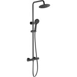 Stano. - colonne de douche thermostatique ponti noir mat