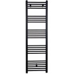 Stano. - radiateur s�che - serviettes eau chaude coda 160 x 50 cm noir mat