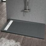 Stano. - receveur de douche 70 x 160 cm extra plat elite en rsine surface ardoise anthracite