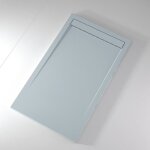 Stano. - receveur de douche 80x90 cm extra plat clever en résine surface ardoisée gris cendre Stano. - receveur de douche 80x90 cm extra plat clever en résine surface ardoisée gris cendre