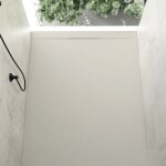 Stano. - receveur de douche 90 x 100 cm extra plat cover en résine surface ardoisée sable Stano. - receveur de douche 90 x 100 cm extra plat cover en résine surface ardoisée sable