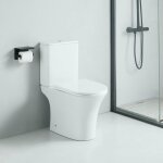 Stano. ? toilette wc � poser en c�ramique ? technologie rimless pour nettoyage facile ? m�canisme double ...