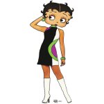 Star cutouts - figurine en carton betty boop robe retro hauteur 162 cm