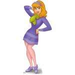 Star cutouts - figurine en carton daphne blake scooby doo hauteur 152 cm