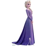 Star cutouts - figurine en carton elsa la reine des neiges 2 en robe violette disney hauteur 181 cm