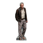 Star cutouts - figurine en carton harrison ford tee - shirt beige et veste en cuir marron - acteur amricain ...