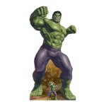 Star cutouts - figurine en carton marvel comics hulk en colre h 190 cm