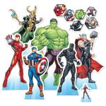 Figurines en carton de table marvel avengers 23 cm