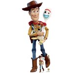 Star cutouts - figurine en carton toy story 4 - woody et forky la fourchette cuichette hauteur 164 cm ...
