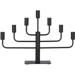 Star - trading chandelier en m�tal noir 'pix', 7 branches, e14, fonctionnement sur secteur, finition ...