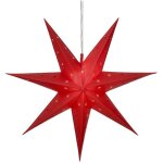 Star trading grande toile d'extrieur 'alice', avec batterie + minuteur, rouge,  60 cm