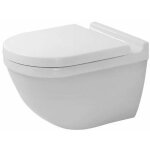 Duravit - pack wc suspendu starck 3 422509 - cuvette + abattant frein de chute, systme durafix inclus ...