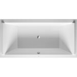 Duravit - baignoire starck rectangulaire 2000x1000 mm, avec deux dossiers, avec un appui - tête, en acrylique ... Duravit - baignoire starck rectangulaire 2000x1000 mm, avec deux dossiers, avec un appui - tête, en acrylique ...