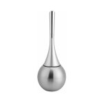 Brosse de toilette design moderne argente propret