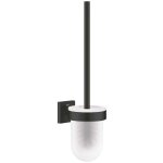 Start cube - porte - balai wc mural avec support, verre / noir mat 409772430 - grohe Start cube - porte - balai wc mural avec support, verre / noir mat 409772430 - grohe