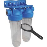 Station double filtre � m�dia filtrant 10' ? compatible cartouches 68mm ? montage en s�rie ? filtration ...