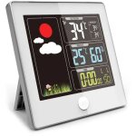 Station mto color my day - cran lcd couleur - temprature, humidit, heure & date - chargeur inclus ...