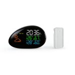 Station mto radio pilote avec capteur extrieure et intrieure, temprature, prvisions mto, humidit, ...