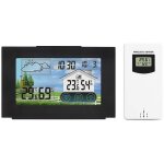 Ersandy - station météo sans fil numérique intérieur extérieur thermomètre hygromètre avec réveil baromètre ... Ersandy - station météo sans fil numérique intérieur extérieur thermomètre hygromètre avec réveil baromètre ...