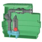 Calpeda ? station de relevage eau charg�e 1, 1 kw ? d�bit 36 m� / h ? hauteur de refoulement 12, 8 m ...