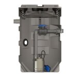 Station de relevage  enterrer sanifos 280 steel eaux grises, eaux pluviales ou eaux aprs traitement ...