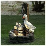 Statue d'animal de jardin fontaine solaire lampe de jardin art déco led sculpture de jardin d'extérieur ... Statue d'animal de jardin fontaine solaire lampe de jardin art déco led sculpture de jardin d'extérieur ...