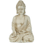 Statue bouddha assis, r�sistant aux intemp�ries et au gel, jardin, zen, d�co, hlp: 17, 5 x 10, 5 x 7, ...
