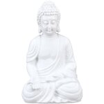 Statue de bouddha assis, rsistante aux intempries et au gel, pour jardin et salon, 30 cmx19, 5x12 cm, ...