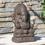 Wanda collection - statue ganesh 40cm brun antique Wanda collection - statue ganesh 40cm brun antique