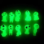 Statue de jardin miniature en pot, 10 pi�ces, arbre fant�me lumineux, micro, elfes, paysage, ornement ...