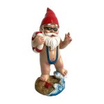 Rwoythk ? nain de jardin dr�le en r�sine 15 cm ? r�sistant aux intemp�ries ? d�coration ludique pour ...