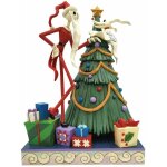 Statuette de collection santa jack skellington - the nightmare