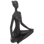 Statuette femme yoga lina h. 22cm r�sine - atmosphera cr�ateur d'int�rieur