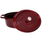 Cocotte, 29 cm grenadine - rouge ovale fonte la cocotte 40509 - 364 - 0 - staub