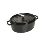 Staub - la cocotte 29cm oval, noir, fonte (40509 - 315 - 0)