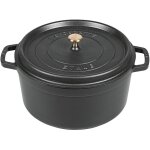 Staub - cocotte 8, 35 litres 30cm noir