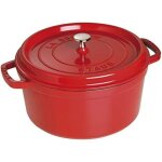 Staub cocotte ronde fonte cerise 30 cm 8, 35 l