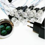 Lot x 9 luminaires chromothrapie tanches ip68 12v pour tous milieux humides
