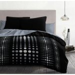 Les tendances - parure de couette microfibre gris 140 x 200 cm - steevy