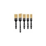 Lot de 5 pinceaux synth�tiques droits et angulaires