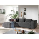 Lisa design - stella - canapé d'angle - en velours côtelé - 4 places - style contemporain - gauche - ... Lisa design - stella - canapé d'angle - en velours côtelé - 4 places - style contemporain - gauche - ...