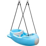Step2 rocket swing for two balancoire, bleue et grise balancoire bebe 2 places balancoire jardin en forme ...